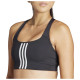 Adidas Γυναικείο μπουστάκι Powerimpact Medium-Support 3-Stripes Bra